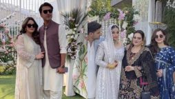 Maaz Khan’s Nikah videos with Aiman and Minal Khan