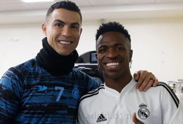 Vinicius Jr. dedictaes victory over Barca to Cristiano Ronaldo
