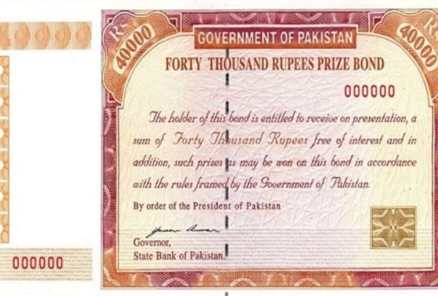 Prize bond Rs40,000 draw date and venue; details here