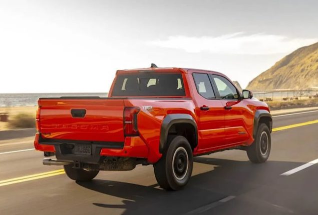 Toyota Introduces New Pickup Design to Secure Items in Back