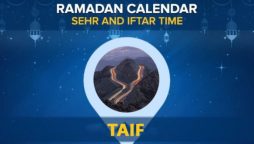 Taif Ramadan Calendar 2024: Sehri & Iftar timing Taif