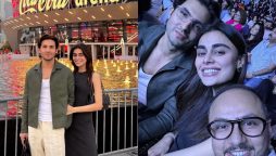 Sadaf Kanwal and Shahroz Sabzwari spotted at Arijit Singh's concert