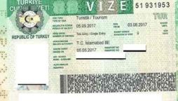 Turkey visit visa latest fees for Pakistan