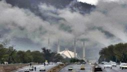 More rains & gusty winds predicted in Islamabad, Rawalpindi As per the Pakistan Meteorological Department (PMD), a westerly wave prevails over the upper parts of Pakistan. It will likely persist during the next 24 hours. Under these conditions, rain-wind/thunderstorms are likely in Chitral, Dir, Swat, Abbottabad, Mansehra, Balakot, Kohistan, Buner, Batgram, Malakand, Peshawar, Bajaur, Khyber and Kurram on Sunday evening/night. Partly cloudy weather is likely elsewhere in the province. On Monday and Tuesday, mainly hot and dry weather is expected in Peshawar and most parts of Khyber Pakhtunkhwa. Peshawar’s maximum temperatures will likely remain between 37-39°C on Monday and Tuesday. Meanwhile, hot and dry weather prevailed over most parts of Khyber Pakhtunkhwa during the last 24 hours. However, rain-wind/thunderstorms occurred in parts of the province. Rainfall (mm): Malam Jabba 27, Mir Khani 26, Kalam 23, Chitral 16, Drosh 15, Parachinar 14, Dir (Upper 10, Lower 09), Pattan 08, Saidu Sharif 05, Dera Ismail Khan (City 02, Airport 01), Balakot, Cherat 01 Peshawar remained the hottest place in the province where maximum temperature was recorded at 37°C. Relative humidity during the morning was recorded at 42 per cent.