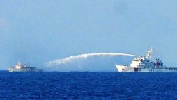 Philippines rejects use of water cannon in South China Sea