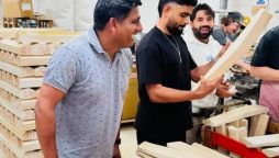 Babar, Rizwan add new bat to their kit