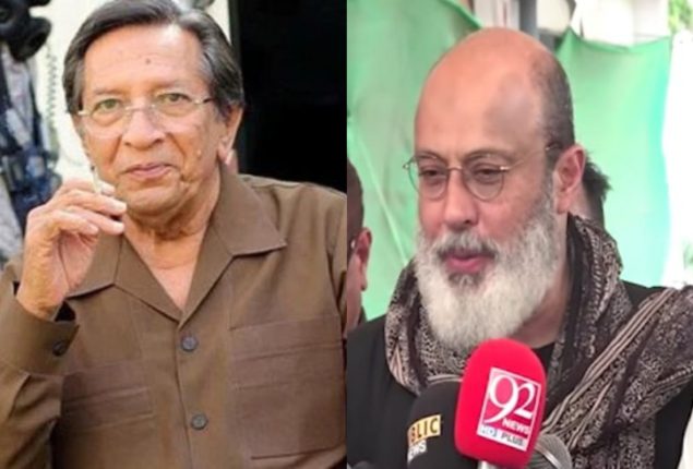 Top actors express their sentiments at Talat Hussain's funeral