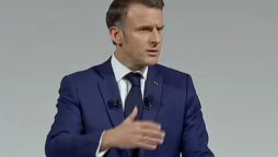 Macron calls for moderate politicians to unite against far right in elections