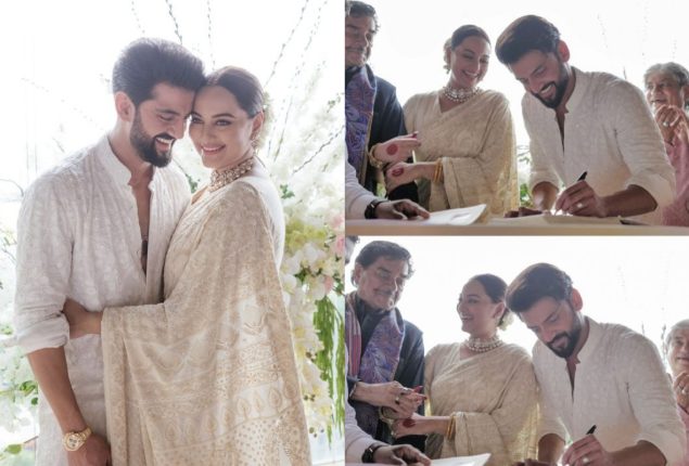Sonakshi Sinha ties the knot with Zaheer Iqbal