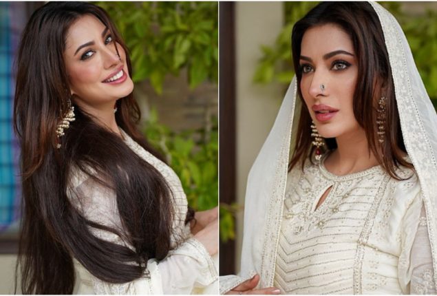 Mehwish Hayat’s White Outfit Takes Social Media by Storm