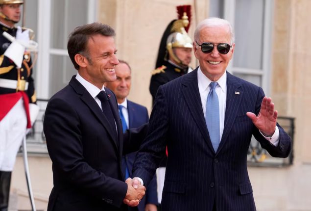 Macron applauds Biden’s ‘Courage’ and ‘Commitment to duty’