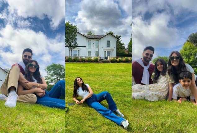 Ayeza Khan and Danish Taimoor delight fans with family getaway to Oxford, UK