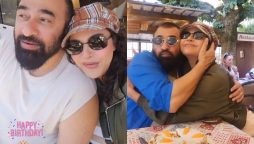 Nida Yasir celebrates her husband birthday on Europe mountains