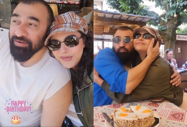 Nida Yasir celebrates her husband birthday on Europe mountains