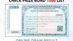 Rs1500 prize bond winner list announced today – May 15, 2025