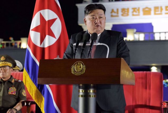 Kim Jong Un celebrates frontline delivery of 250 nuclear-capable missile launchers