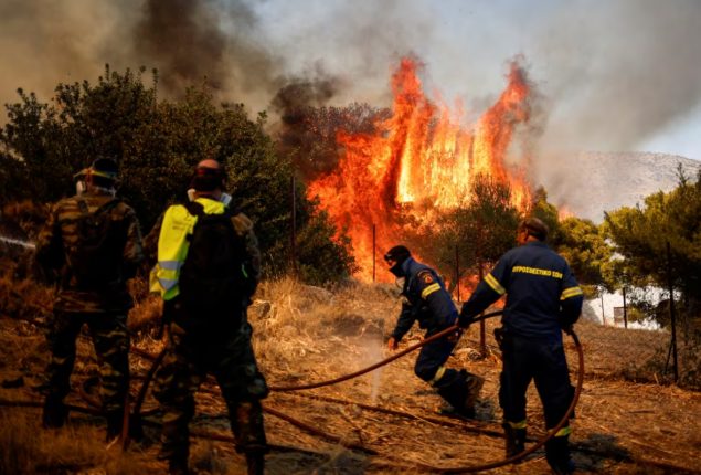 Greece battles final blaze near Athens as damage assessment begins