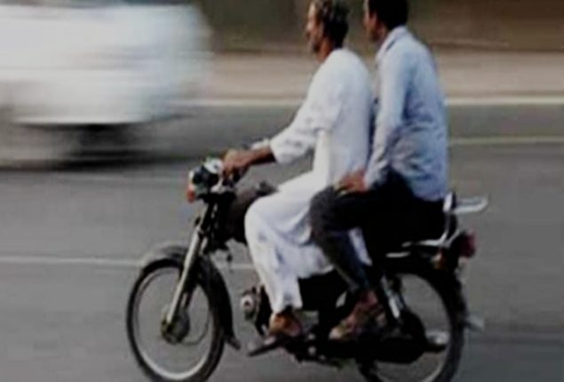 Pillion riding to be banned in various parts of Sindh from Sept 13-17