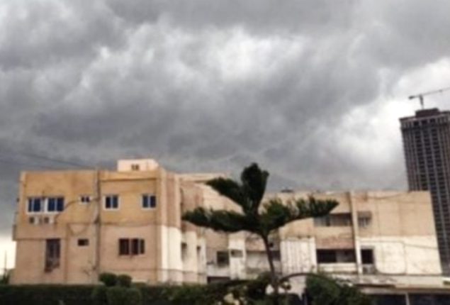 Weather forecast; partly cloudy skies over Karachi