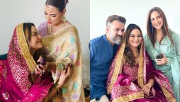 Juvaria Abbasi shared fairytale Nikkah pictures with her loved ones