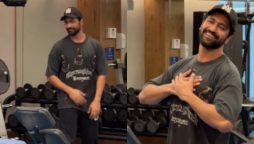 Vicky Kaushal gym dance video on “Dekha Tenu Pehli Pehli Baar” is best thing on internet today