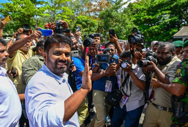 Anura Kumara Dissanayake takes president oath in Sri Lanka