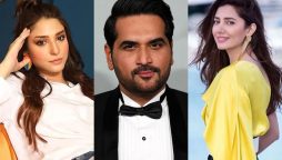 Ramsha Khan feature alongside Humayun Saeed and Mahira Khan in "Love Guru" film