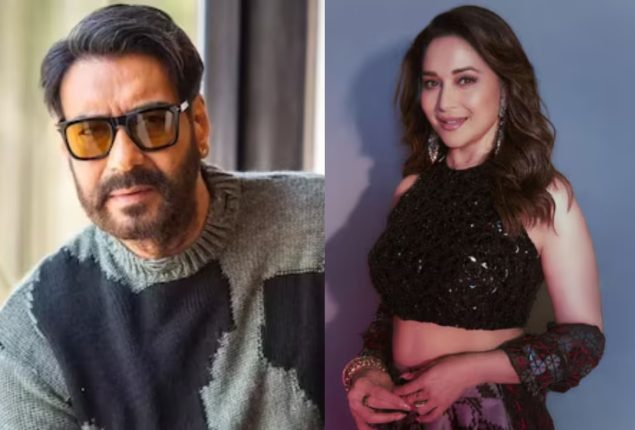 Ajay Devgan Reveals He Accidentally Burned His Face While Meeting Madhuri Dixit