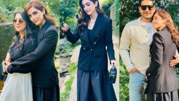 Maya Ali shared cherished family moments during her UK visit