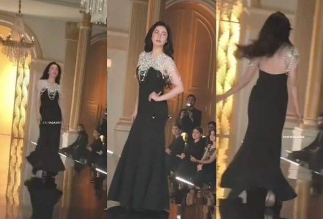 Mahira Khan’s over excited ramp walk sparks controversy