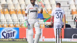 Shan Masood dismissed as England claims fourth wicket