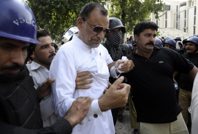 PTI leader Azam Swati re-arrested after release from jail