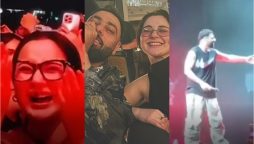 Hania Aamir steals the spotlight at Badshah’s concert with fans chanting her name