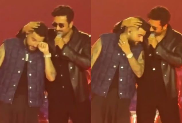 Vicky Kaushal’s heartfelt tribute to Karan Aujla’s late parents makes singer emotional