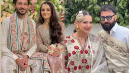 Zara Noor Abbas shares stunning pictures from her brother’s Nikah