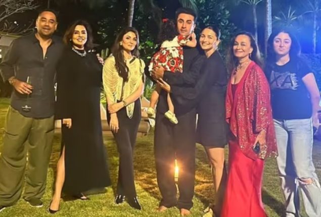 Alia Bhatt, Ranbir Kapoor celebrate New Year 2025 with daughter and family