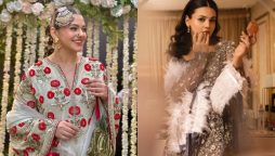 Zara Noor Abbas critiques her fashion choices at brother’s Reception