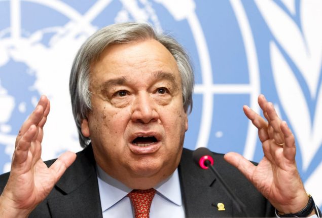 UN chief expresses concern over US freezes foreign aid