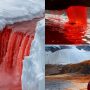 Watch: Antarctica’s mysterious blood red Waterfall from ice glacier