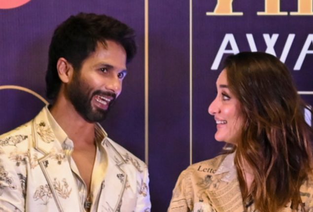 Shahid Kapoor reacts to his reunion with ex Kareena Kapoor at IIFA 2025