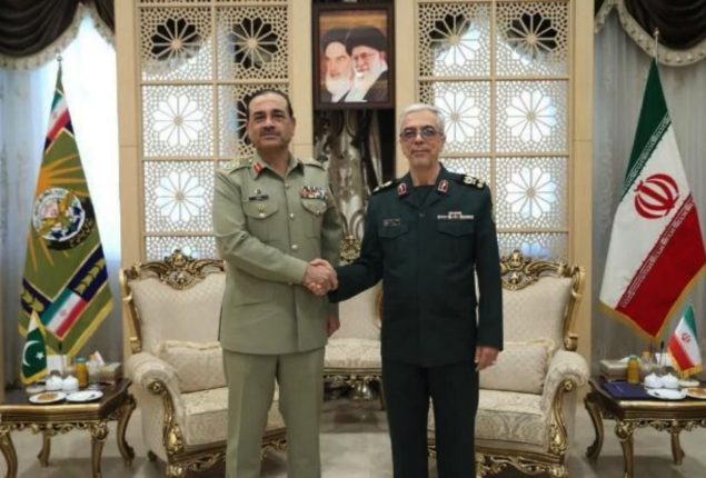 Field Marshal Asim Munir visits General Staff Headquarters Tehran