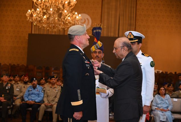 Pakistan Honors US CENTCOM Chief General Kurilla with Nishan-e-Imtiaz