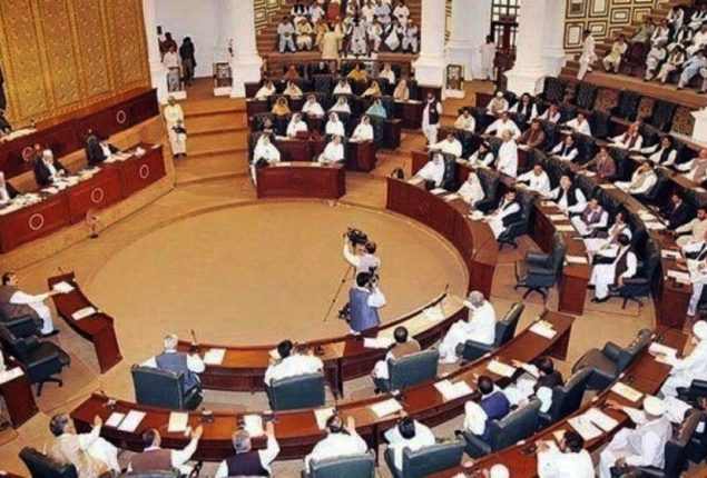 Opposition needs 20 more for majority in KP Assembly