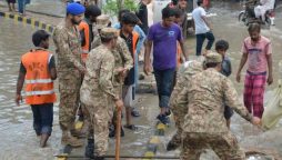 Army steps in to rescue Karachi residents after heavy rain