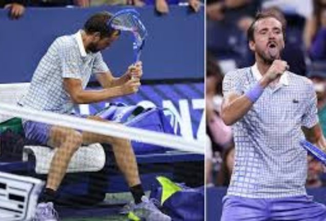 Medvedev fined $42,500 for U.S. open Meltdown