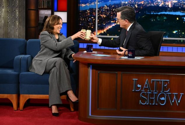 Kamala Harris appears on Stephen Colbert "The Late Show" since 2024 election