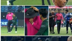 Umpire injured during Pakistan–UAE match