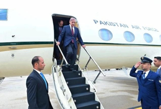 PM Shehbaz returns to Pakistan after two-week foreign visit