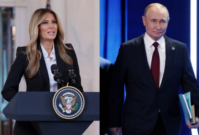 Melania Trump and Putin join efforts to help Ukrainian children and families