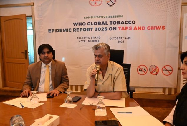 Murtaza Solangi Calls for Comprehensive Ban on TAPS and Stronger Enforcement of Health Warnings